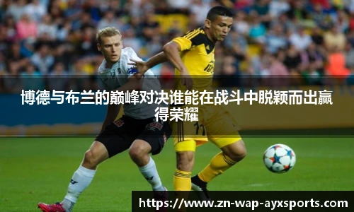 博德与布兰的巅峰对决谁能在战斗中脱颖而出赢得荣耀